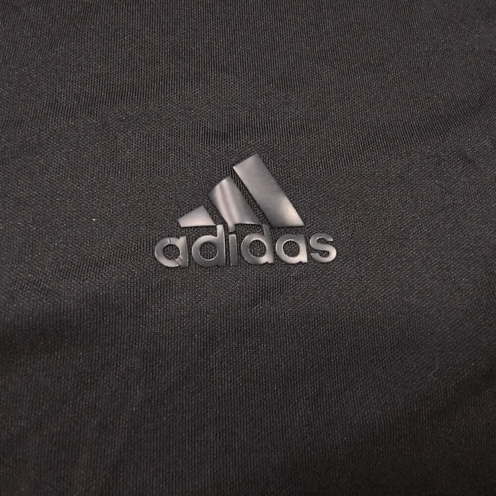Adidas Casual Short Sleeve Collared Polo Shirt Adult Mens Size 2XL Black